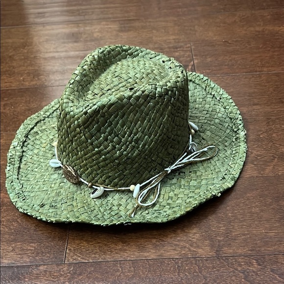 Panama Jack Women’s Outback Drifter Straw Sun Hat with Shell Hatband, OSFM - Picture 3 of 15
